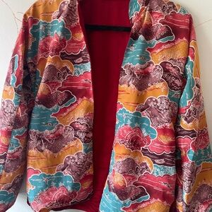 Vintage Handmade Satin Jacket